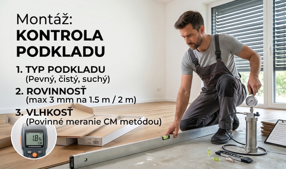 Kontrola podkladu Základ pre dokonalú a trvácnu podlahu - kópia